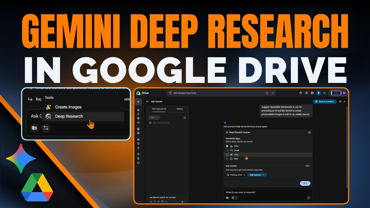 Функция Deep Research в Google Drive