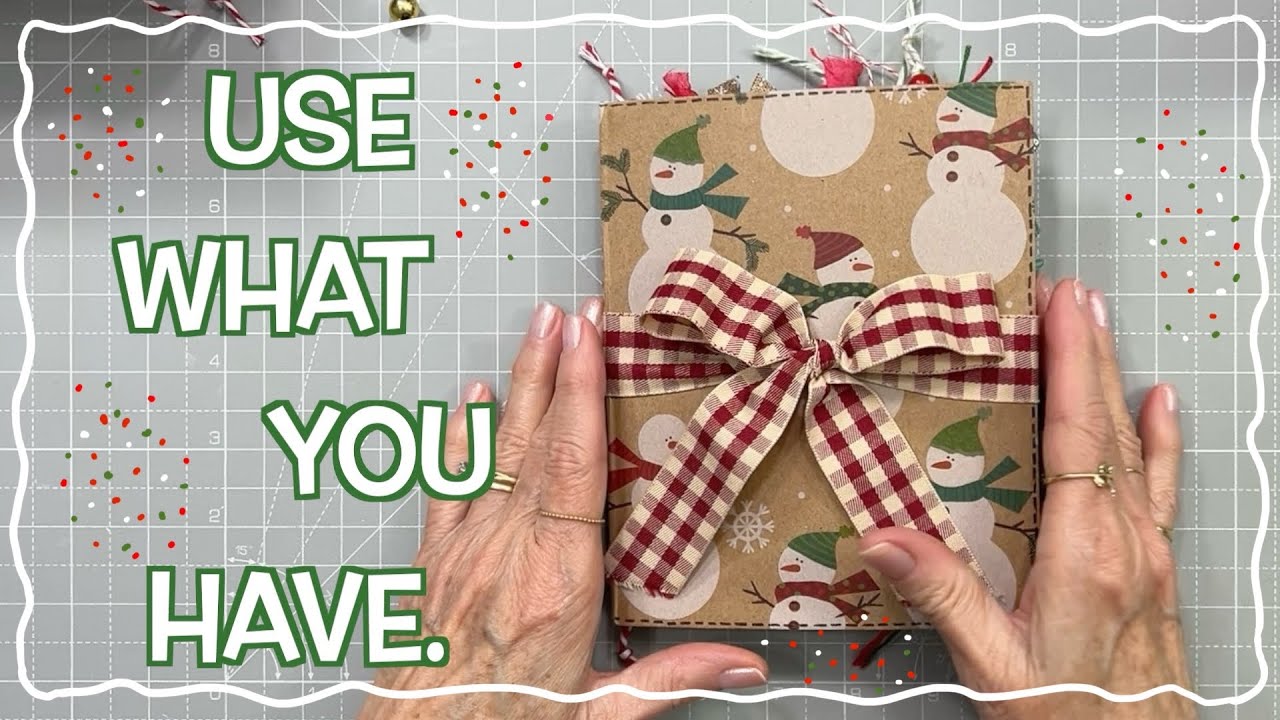 Flip-through🎄Small Christmas JUNK JOURNAL
