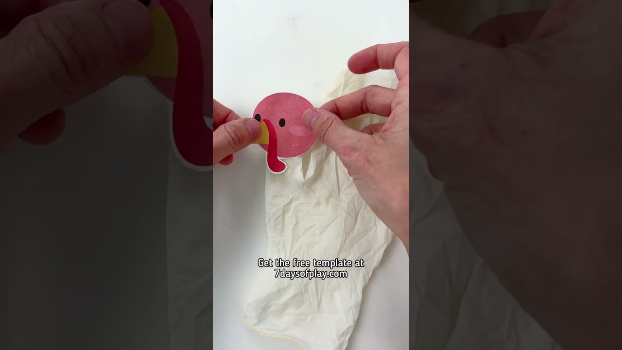 🦃 Blow Up the Turkey! Easy Thanksgiving Craft for Kids | Subscribe for More Fun Ideas