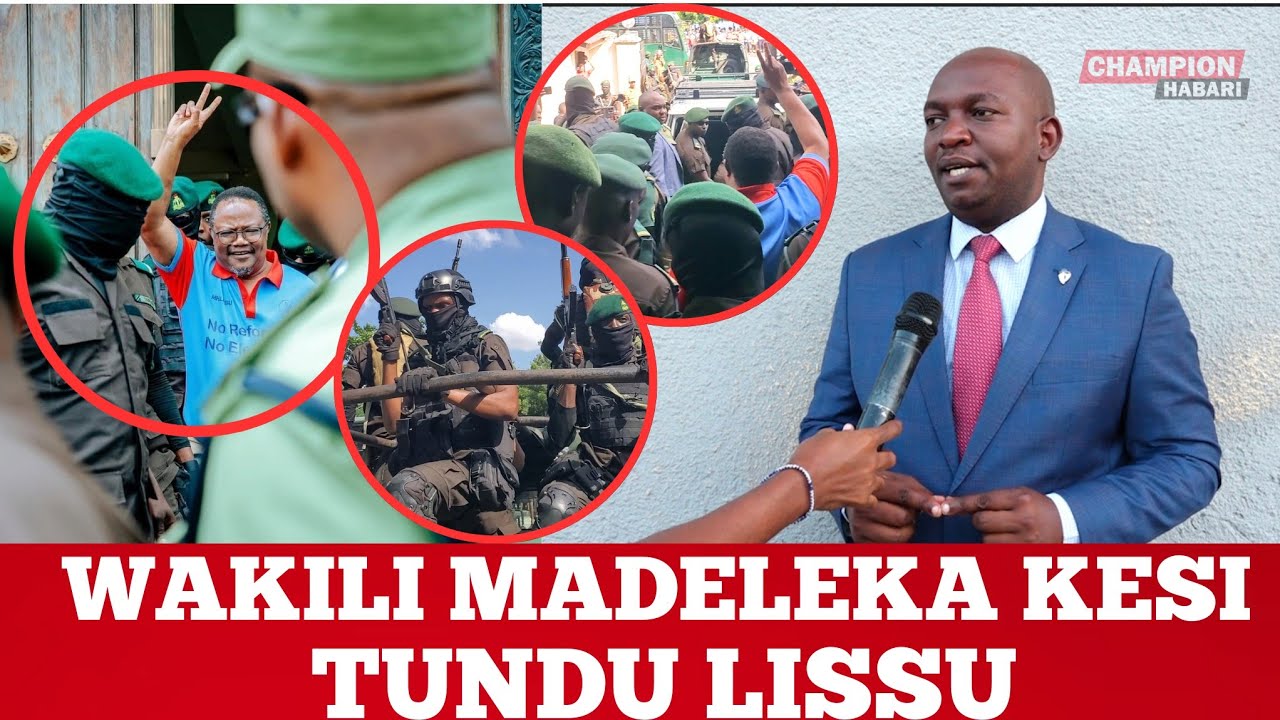 ''TUNDU LISSU HATENDEWI HAKI, WANACHOFANYA WANAKOSEA'' KESI YA UHAINI, WAKIL PETER MADELEKA AFUNGUKA