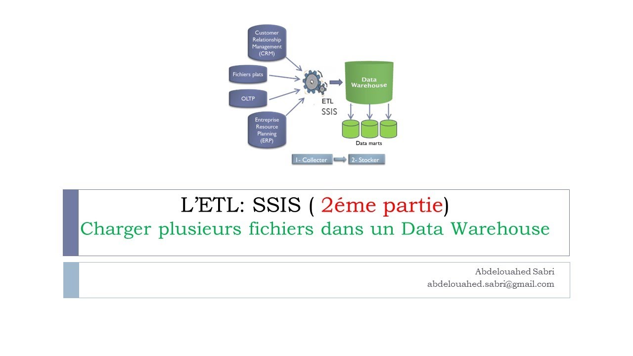l'ETL SSIS: Charger plusieurs fichiers dans un Data Warehouse