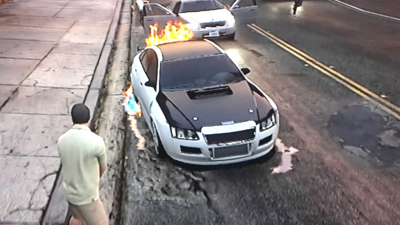 Gta 5 car fire