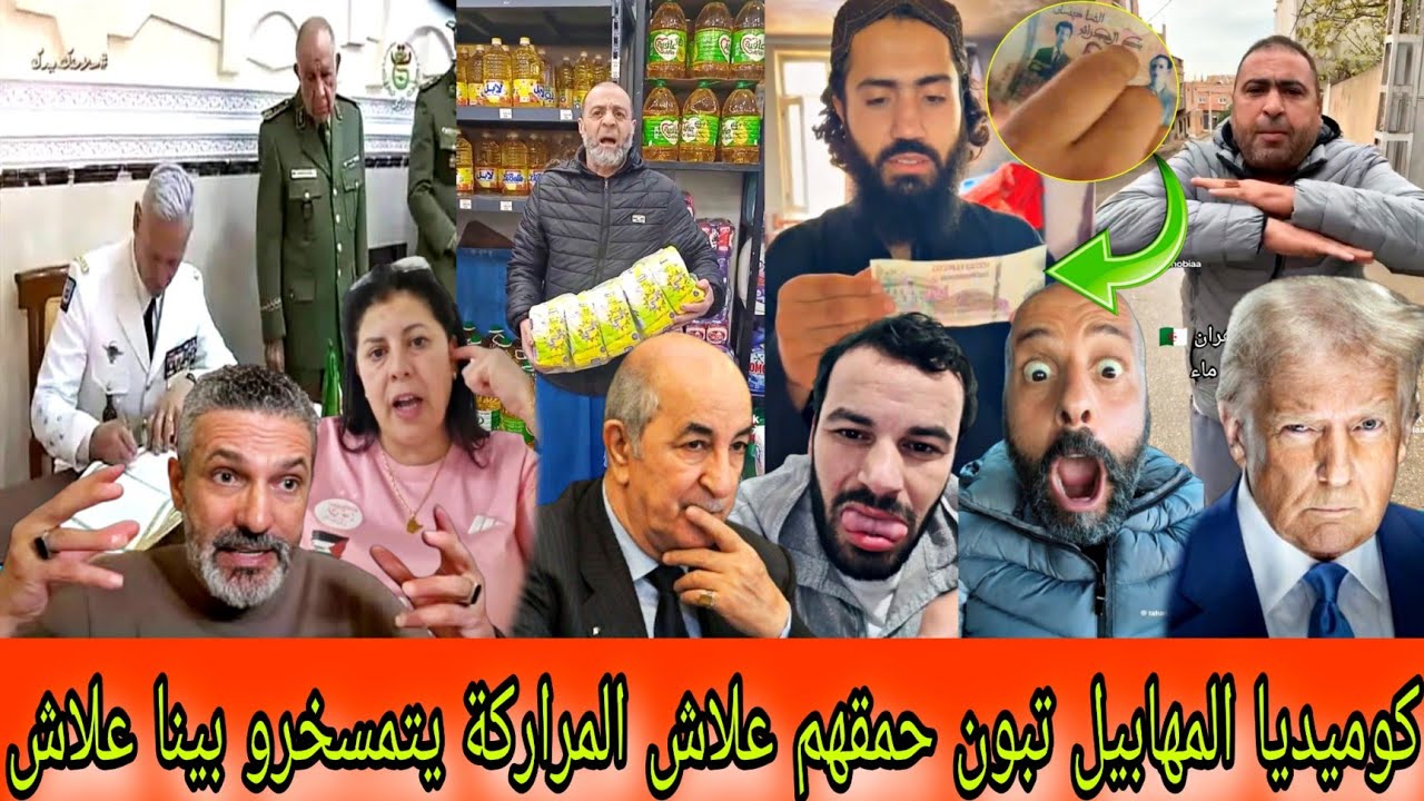 المهابيل فقدو السيطرة😭يا تبون نطبعو ومانعيشوش مدلولين مع لمروك🤣بقاو تابعين لمروك حتى خرج لبوهم لعقل😝