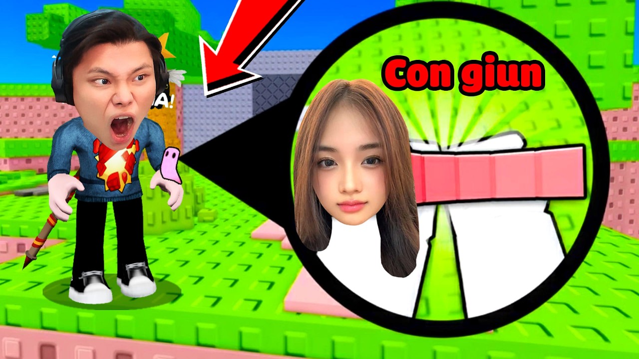 Mochi Biến Thành Con Giun Để JayGray Bế Vượt Chướng Ngại Vật 🌚😱 Thử thách Roblox Obby Cặp Đôi