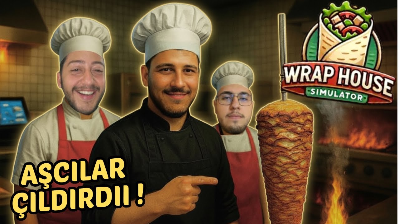 EKİPLE DÖNERCİ AÇTIK! SİPARİŞLER YAĞDI 😂 | Wrap House Simulator