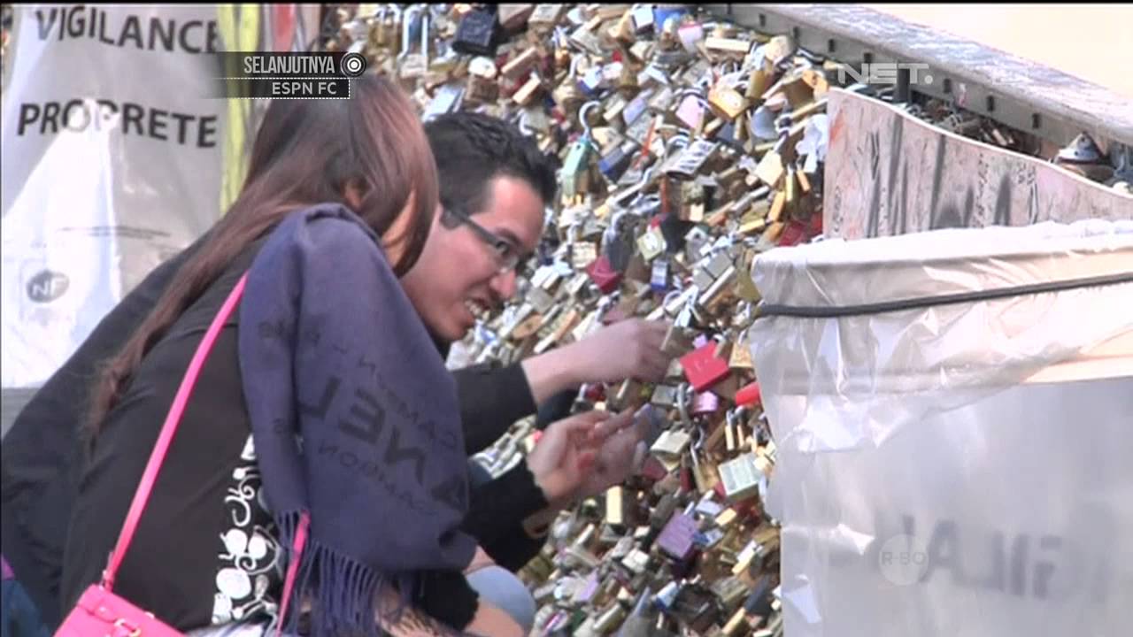 Revitalisasi Jembatan Gembok Cinta di Paris -NET24