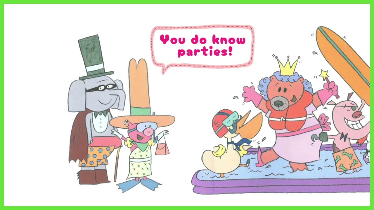 I Am Invited to a Party! #kidsstory #kidsstory #elephantandpiggie