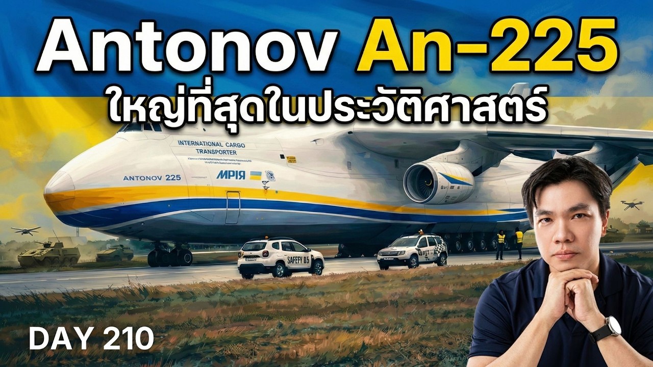 ทำไมโลกต้องสร้างมัน? Antonov An-225 Mriya เครื่องบินยักษ์ที่กฎฟิสิกส์เอาไม่ลง (ก่อนกลายเป็นตำนาน)