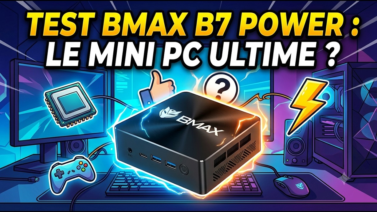 Test du Mini PC BMAX B7 Power - Le roi du silence ? Et les perfs ?