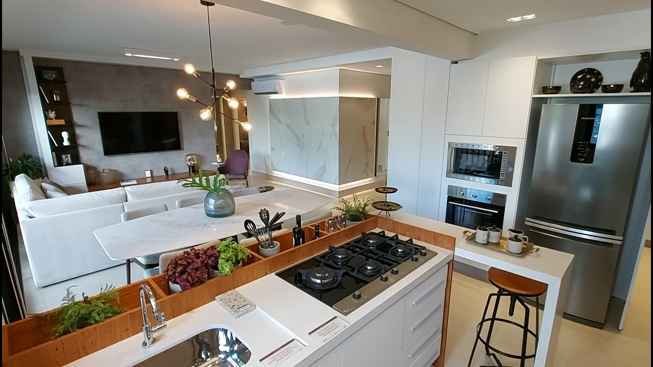 CENAS DE UM APAIXONANTE E LUXUOSO APARTAMENTO DECORADO