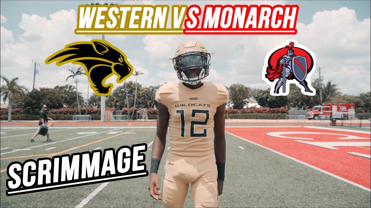 FOOTBALL IS HERE || Western high school VS. Monarch|| Scrimmage