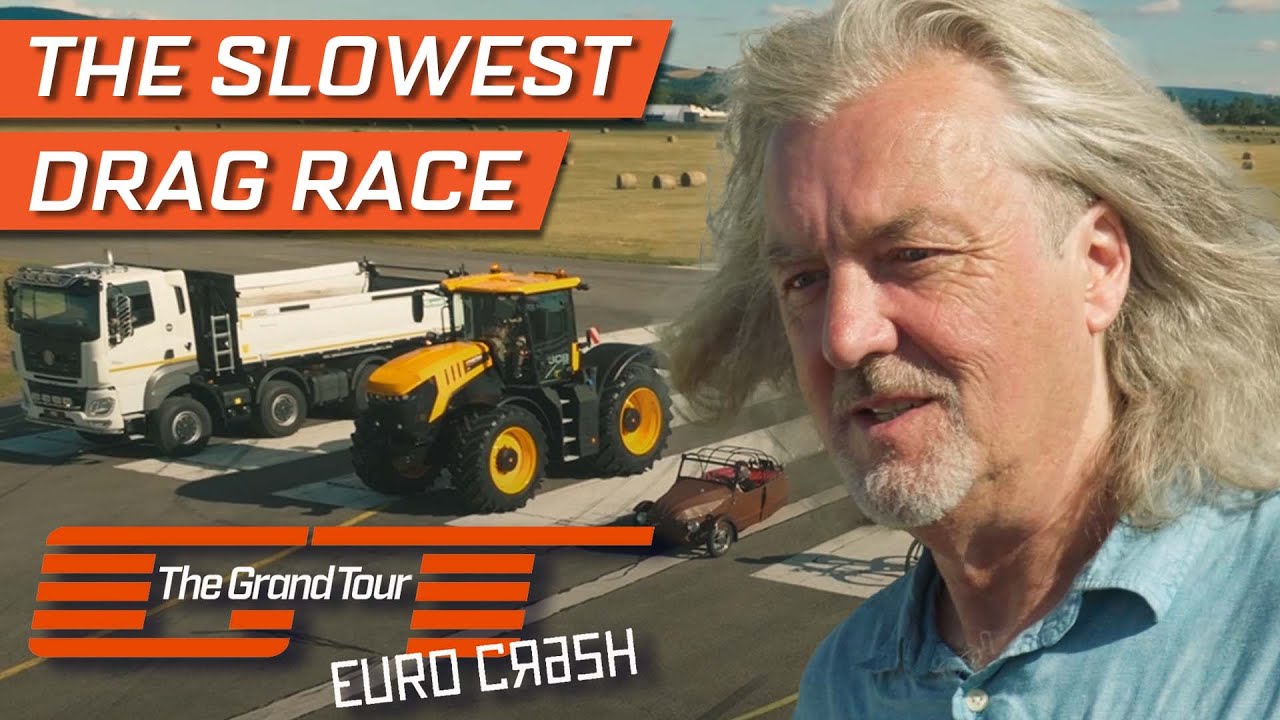 James May Enters The World's Slowest Drag Race | The Grand Tour: Eurocrash