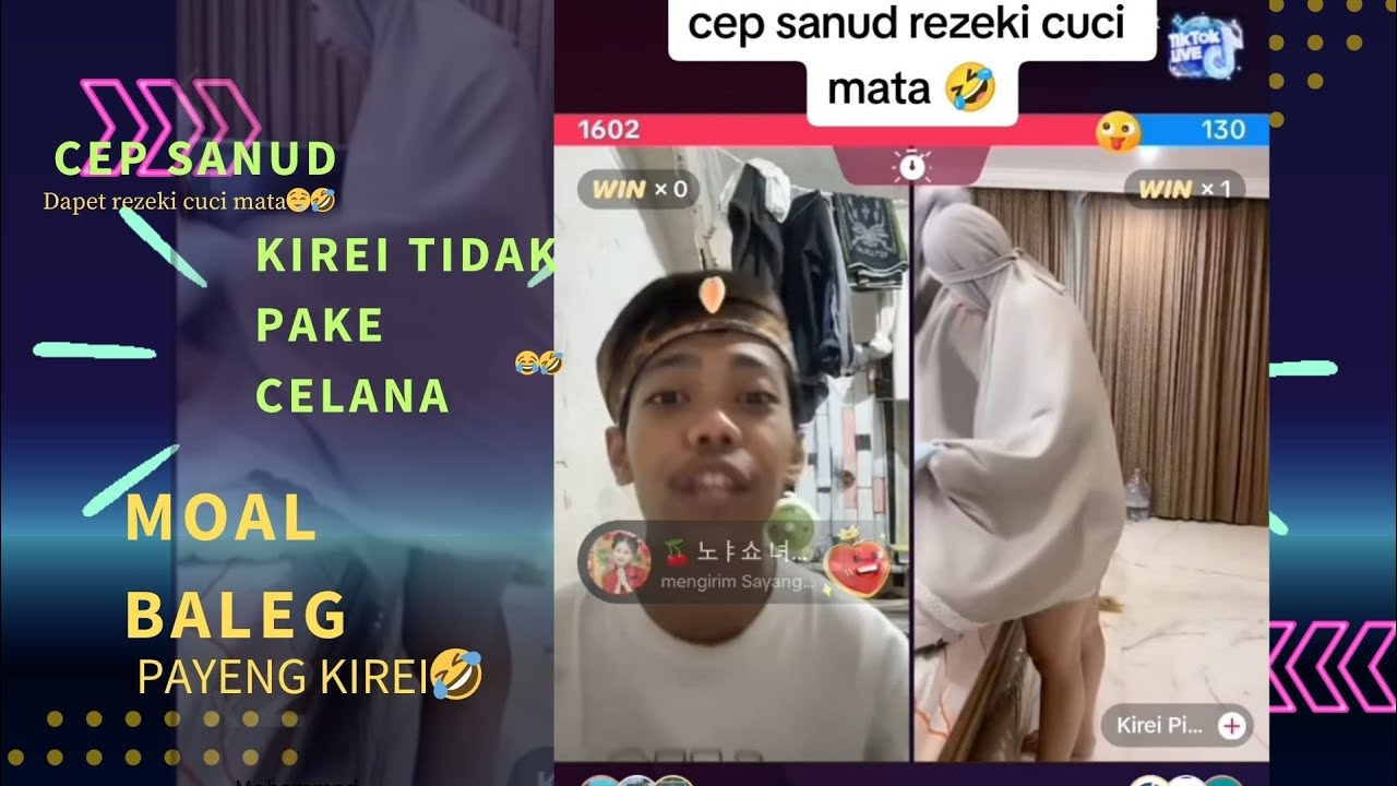 CEP SANUD PK DENGAN KIREI/kirey TIDAK PAKE CEL*N* MOAL BALEG🤣