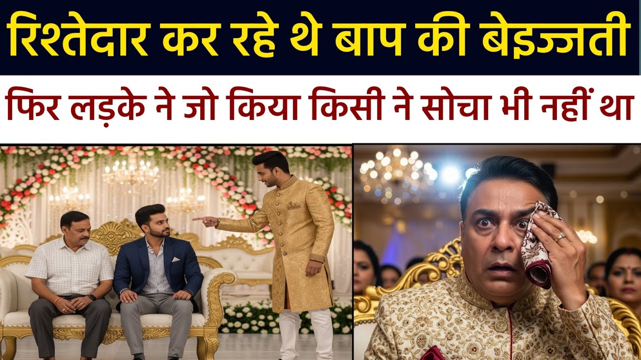रिश्तेदार कर रहे थे बाप की बेइज्जती फिर लड़के ने जो किया किसी ने सोचा भी नहीं था #hearttouchingstory