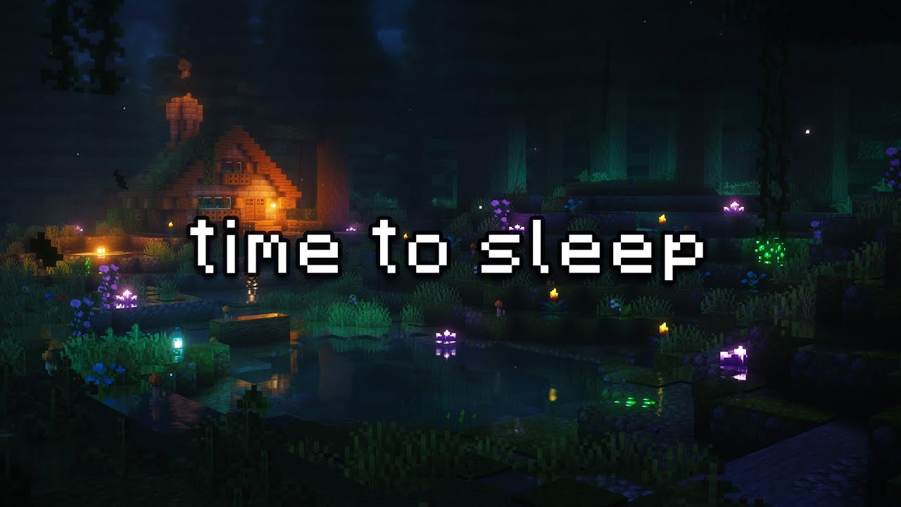 🌿 it’s time to rest for the night… (minecraft music w/ rain ambience)