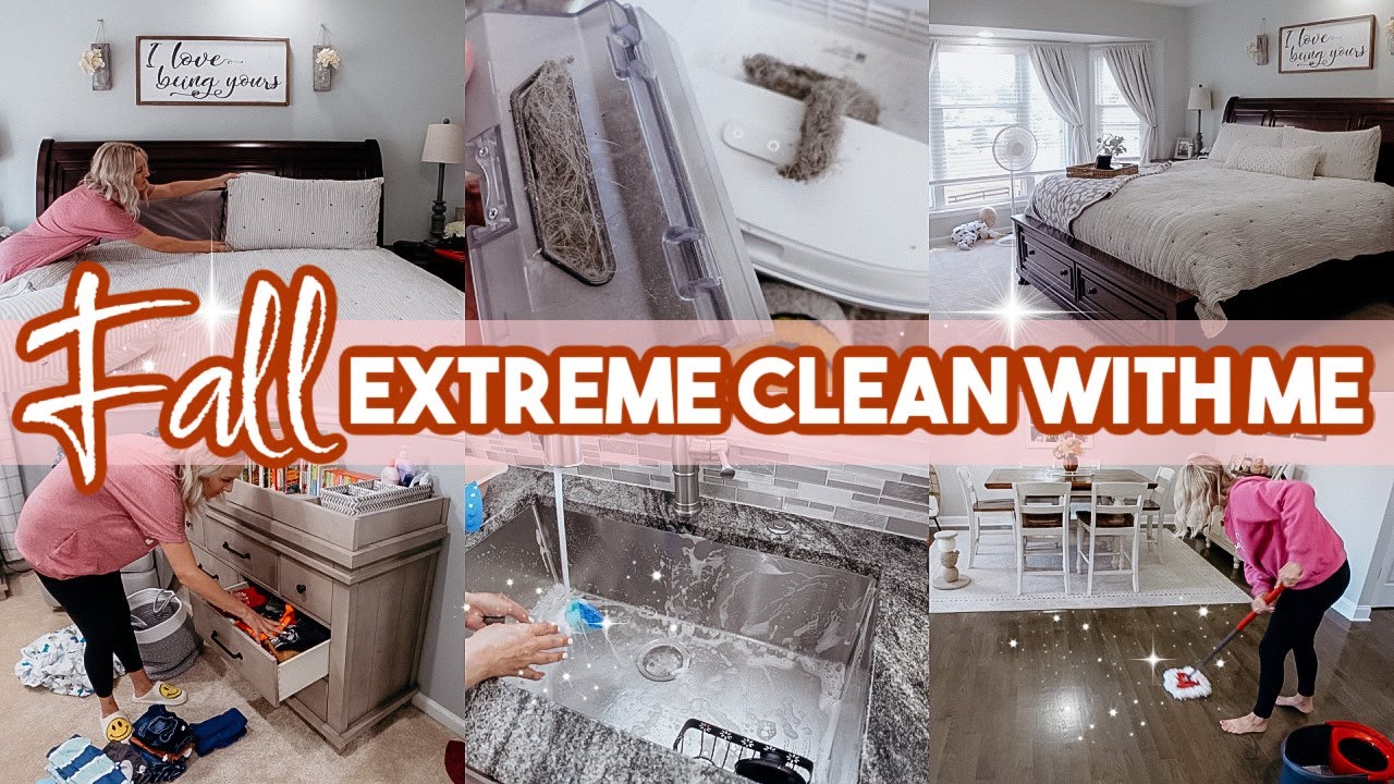*NEW* FALL CLEAN WITH ME-EXTREME CLEANING MOTIVATION- CLEANING MY HOUSE FALL 2022-JESSI CHRISTINE