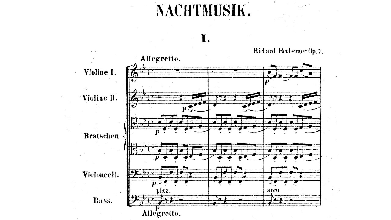 Richard Heuberger &ndash; Nachtmusik