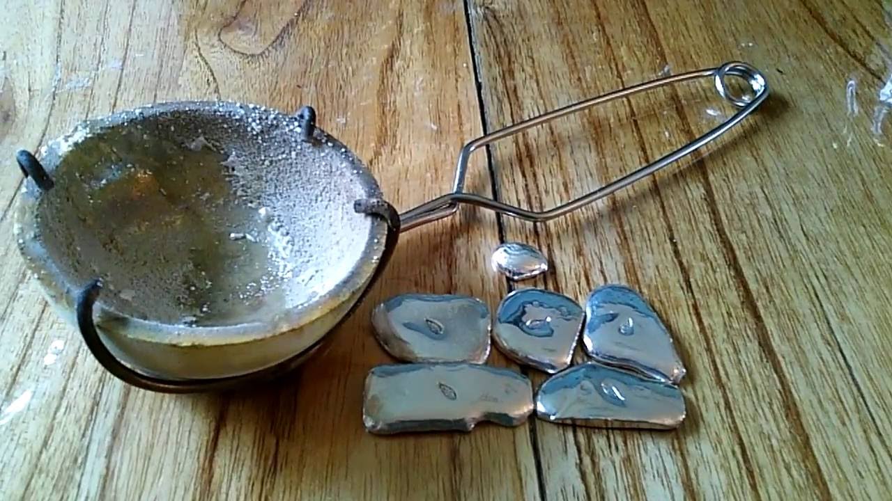 Silver Smelting Part 1 - Making my own 999 Bullion Bars!