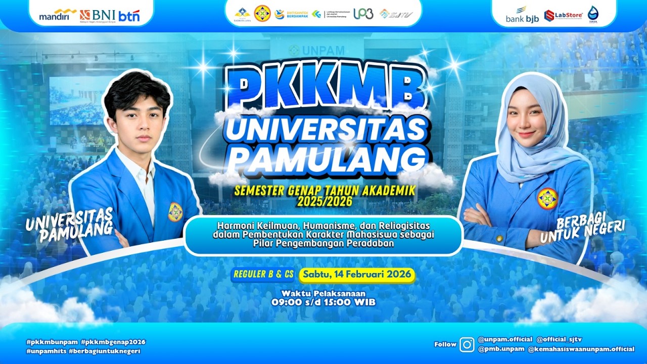PKKMB UNPAM (Kampus Tangsel Semester Genap Tahun Akademik 2025/2026) Reguler B & CS