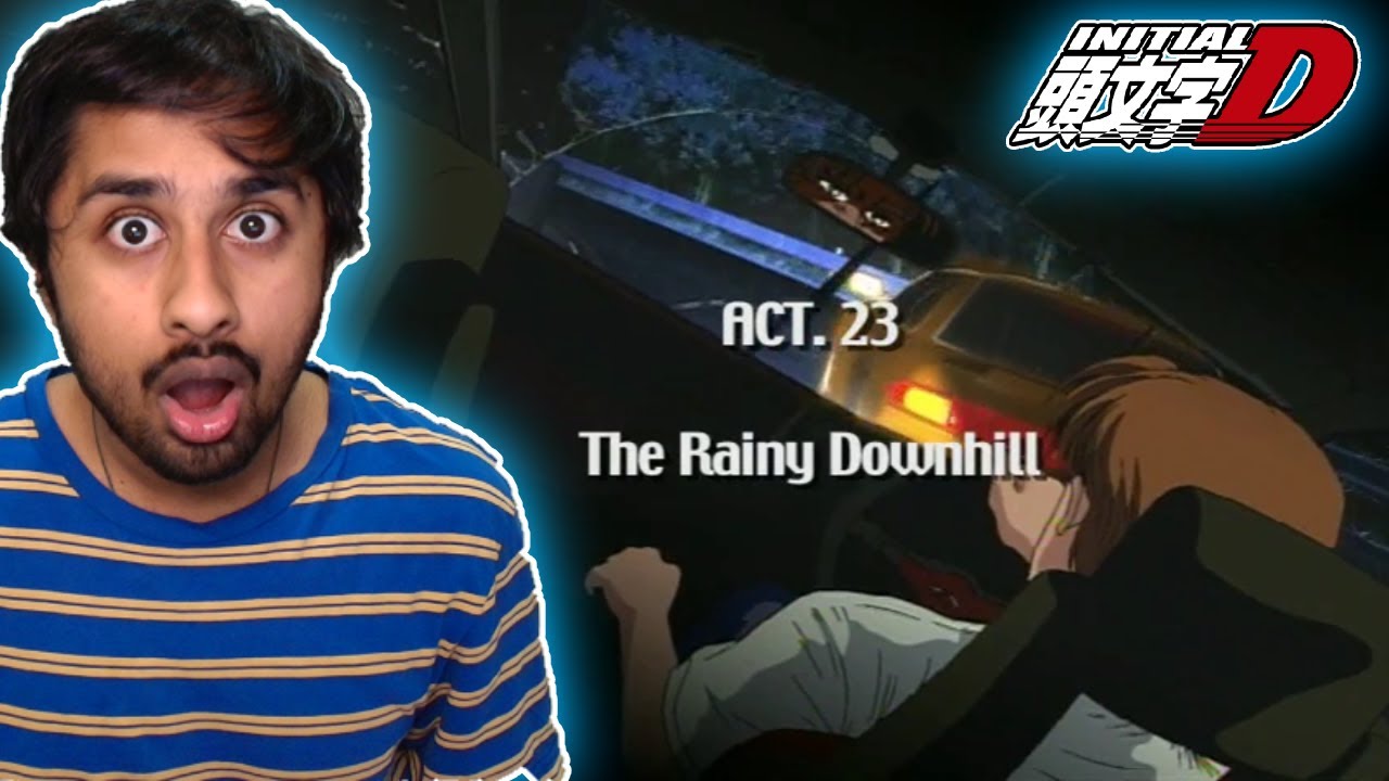 TAKUMI DESTROYED HIM! INITIAL D First Stage Episode 23 The Rainy Downhill REACTION
