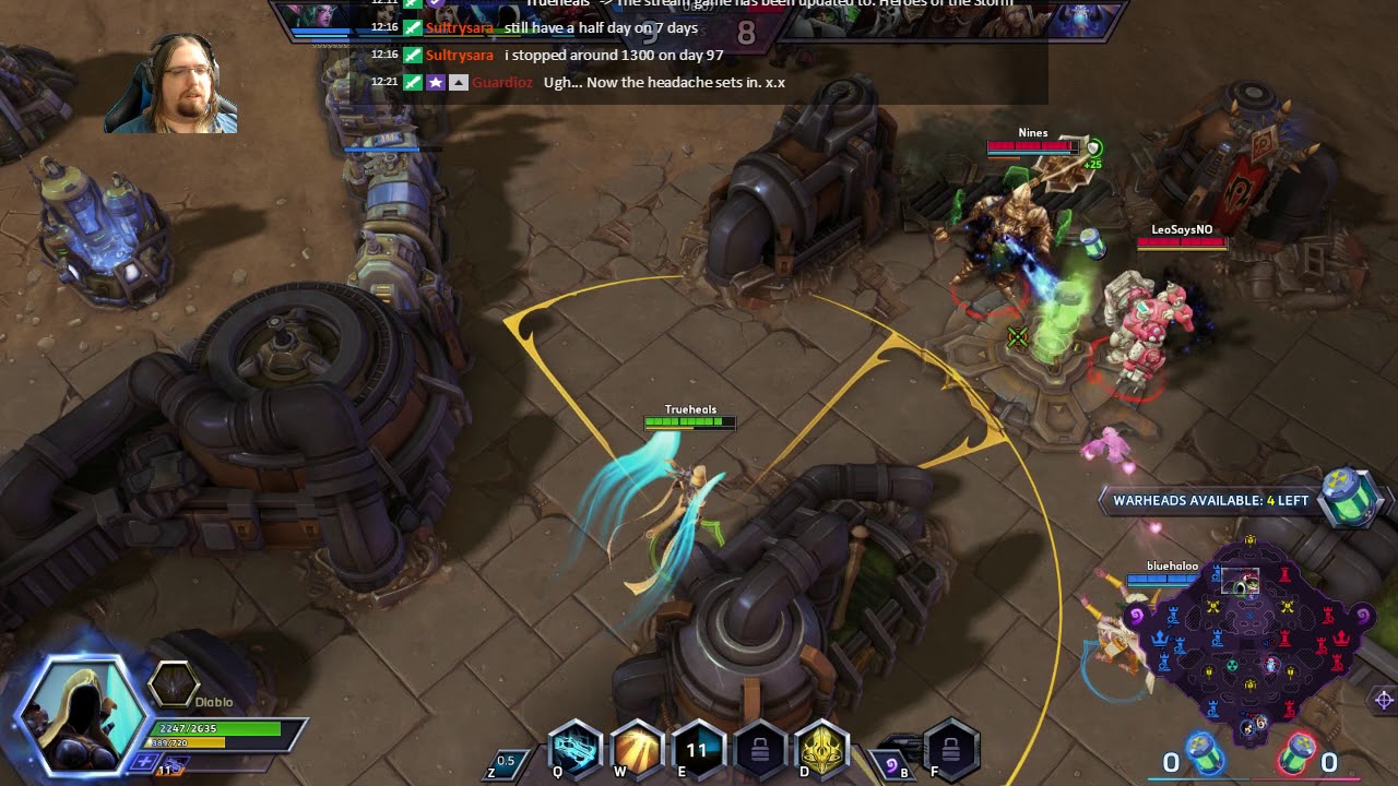 HOTS!  Angel Support times