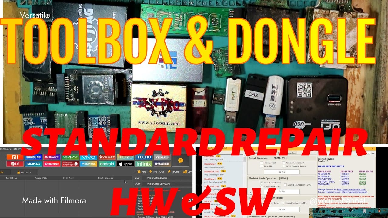 TOOL BOX AND DONGLE YANG SANGAT MENDUKUNG DI BIDANG PERBAIKAN PONSEL HARDWARE MAUPUN SOFTWARE