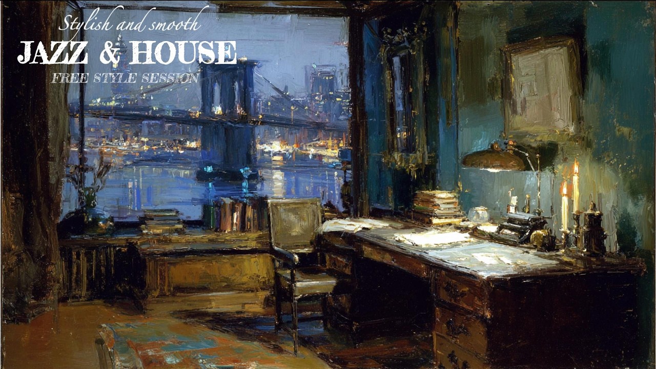 Jazz House Mix PlayList for Work, Focus and Positive Energy, Stylish Smooth Beats｜Study Bgm DayNight