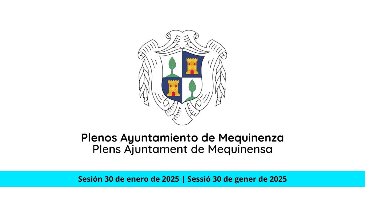 Sesión ordinaria de pleno del  jueves 30 de enero de 2025