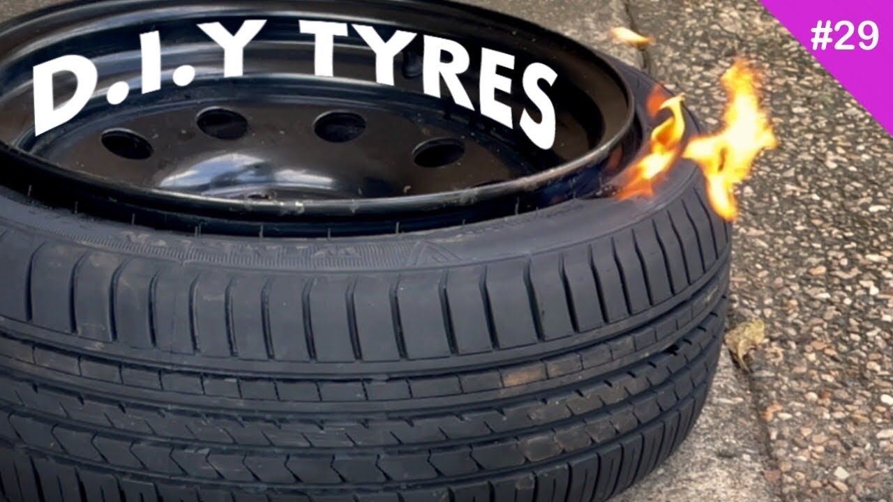 Растяжка шин дома для экономии денег | Ручная замена шин на E46 Drift Build.