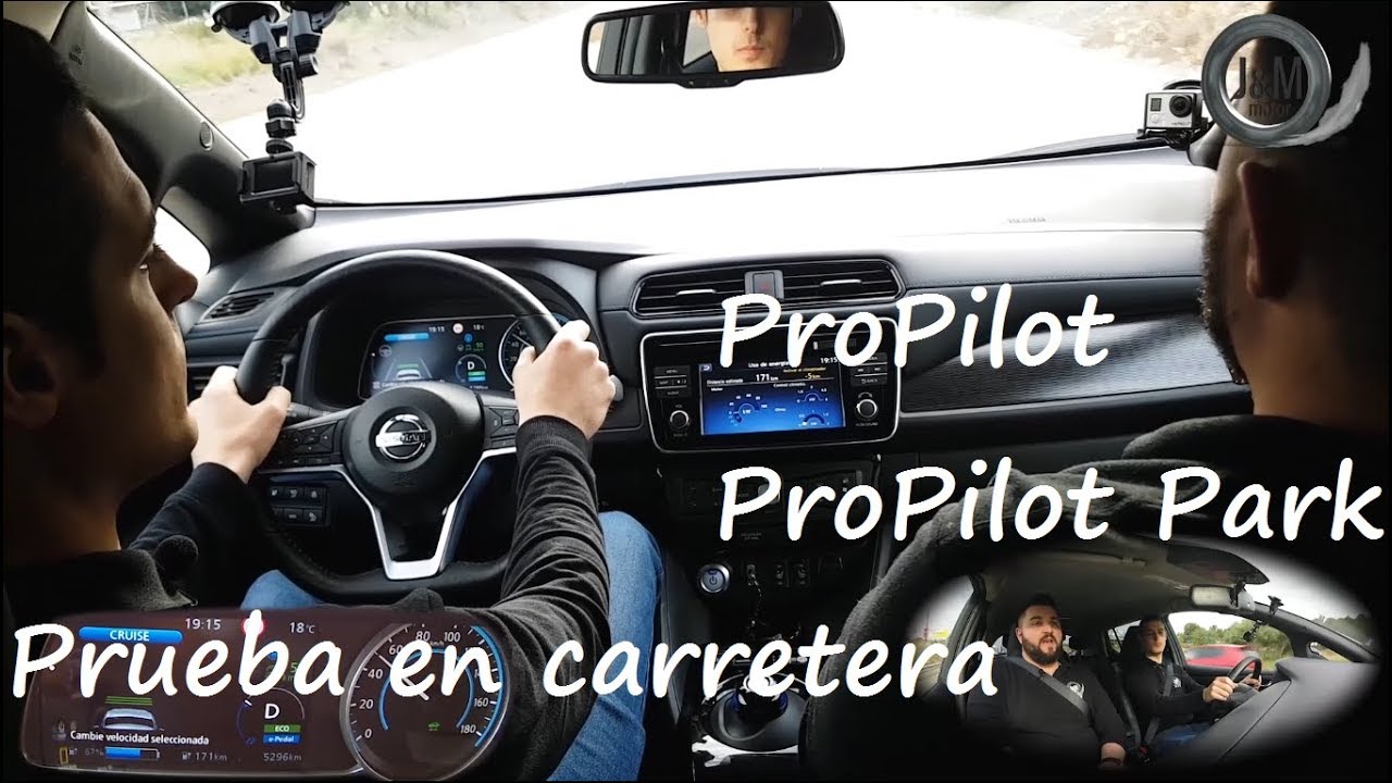 Nissan Leaf 2018 Tekna: ProPilot, ProPilot Park | Prueba en carretera | Español | Test Drive