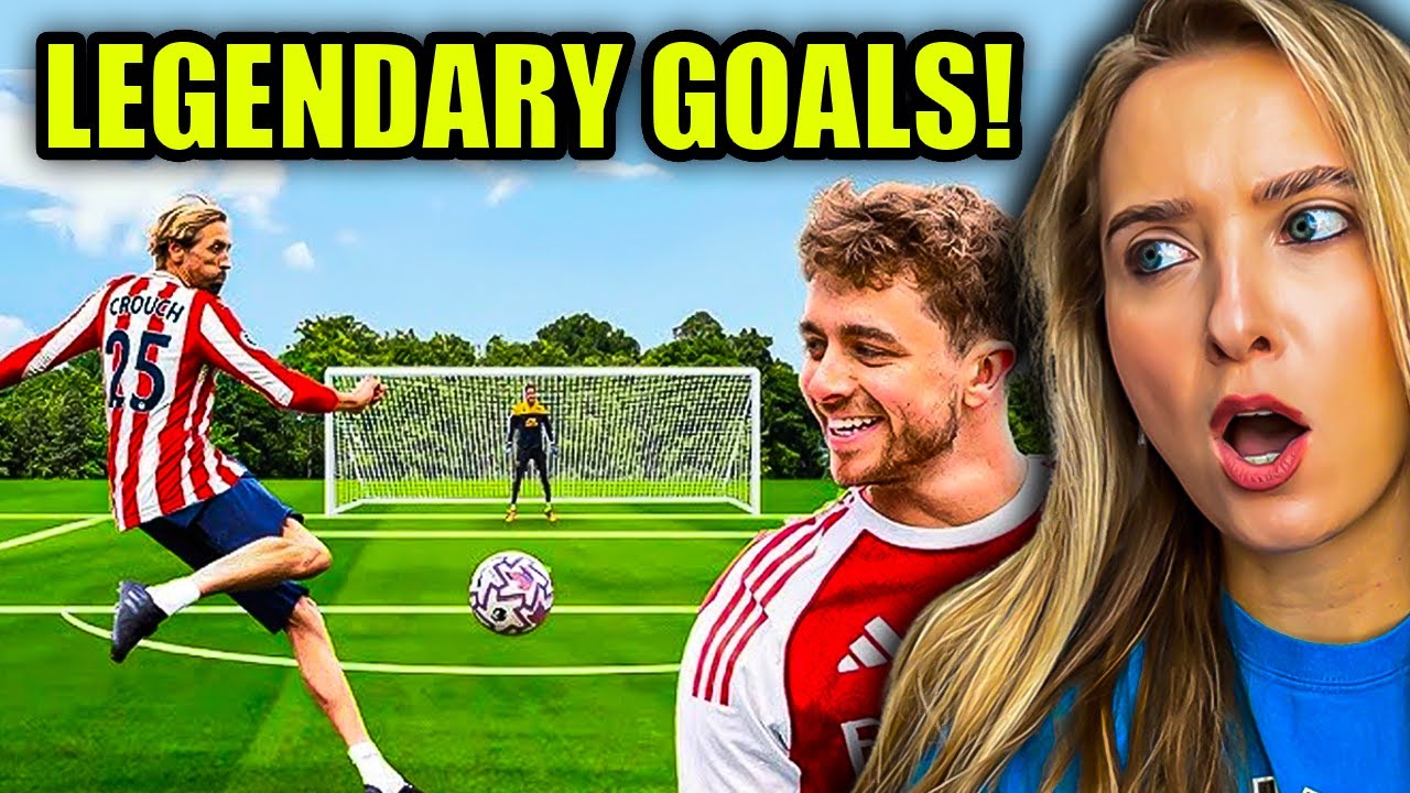 Peter Crouch recreates his legendary goal with CHRISMD! (reaction)