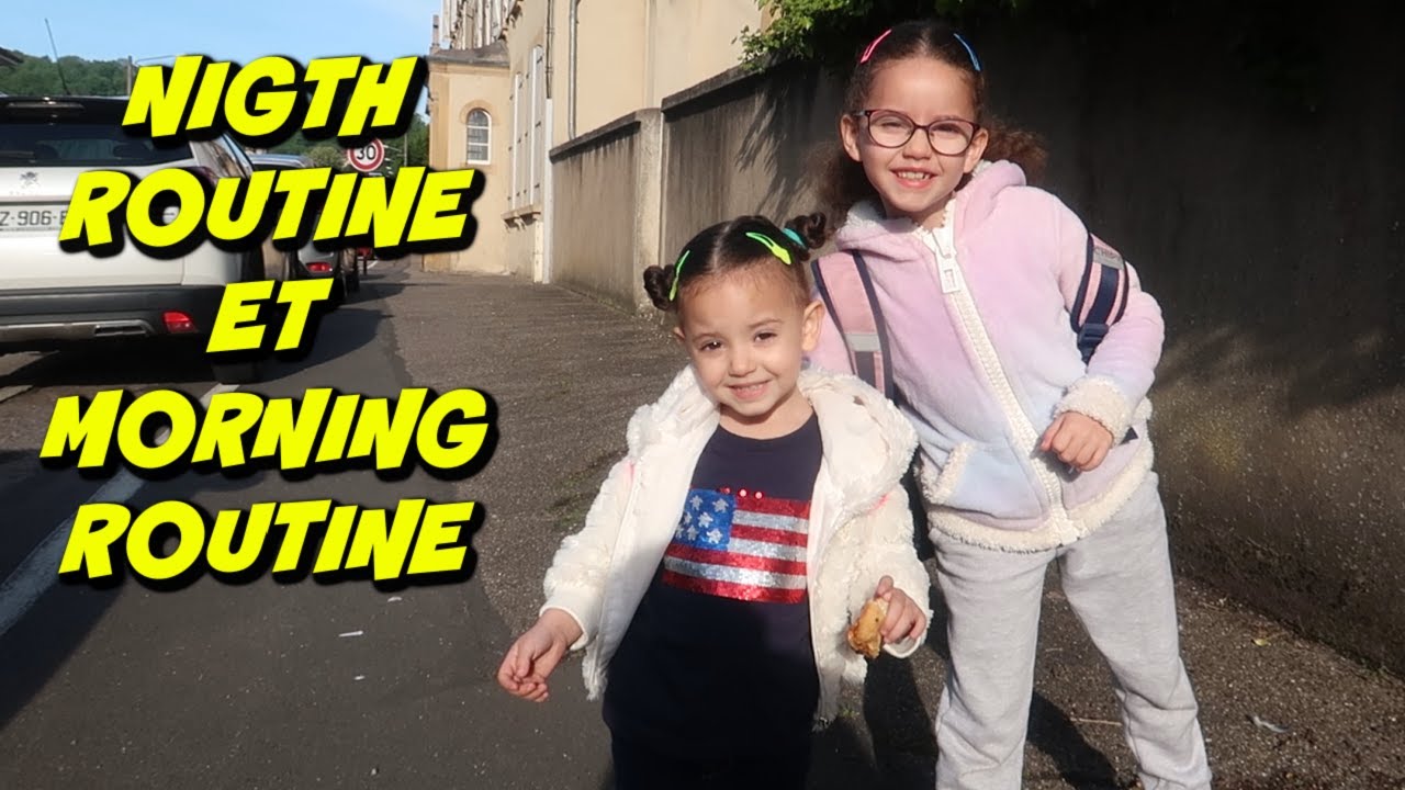 VLOG - NIGTH ROTINE et MORNING ROUTINE