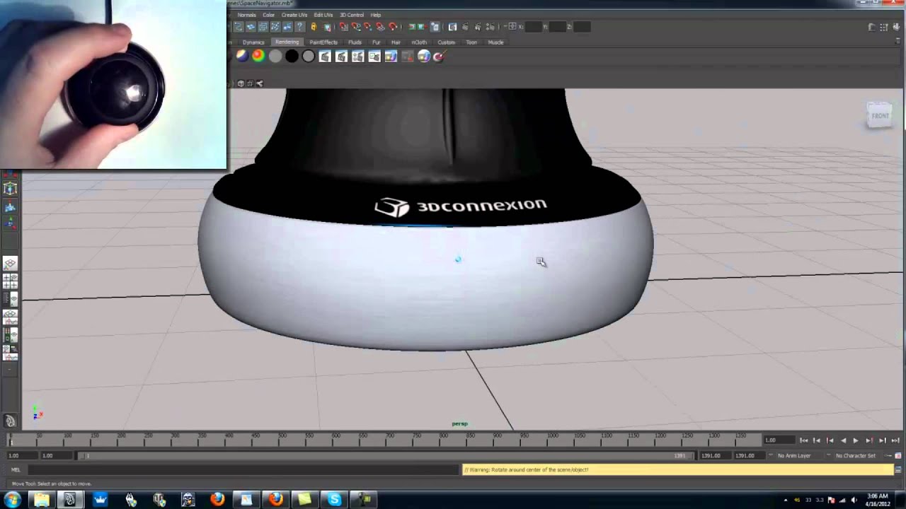 3DConnexion SpaceNavigator Demo
