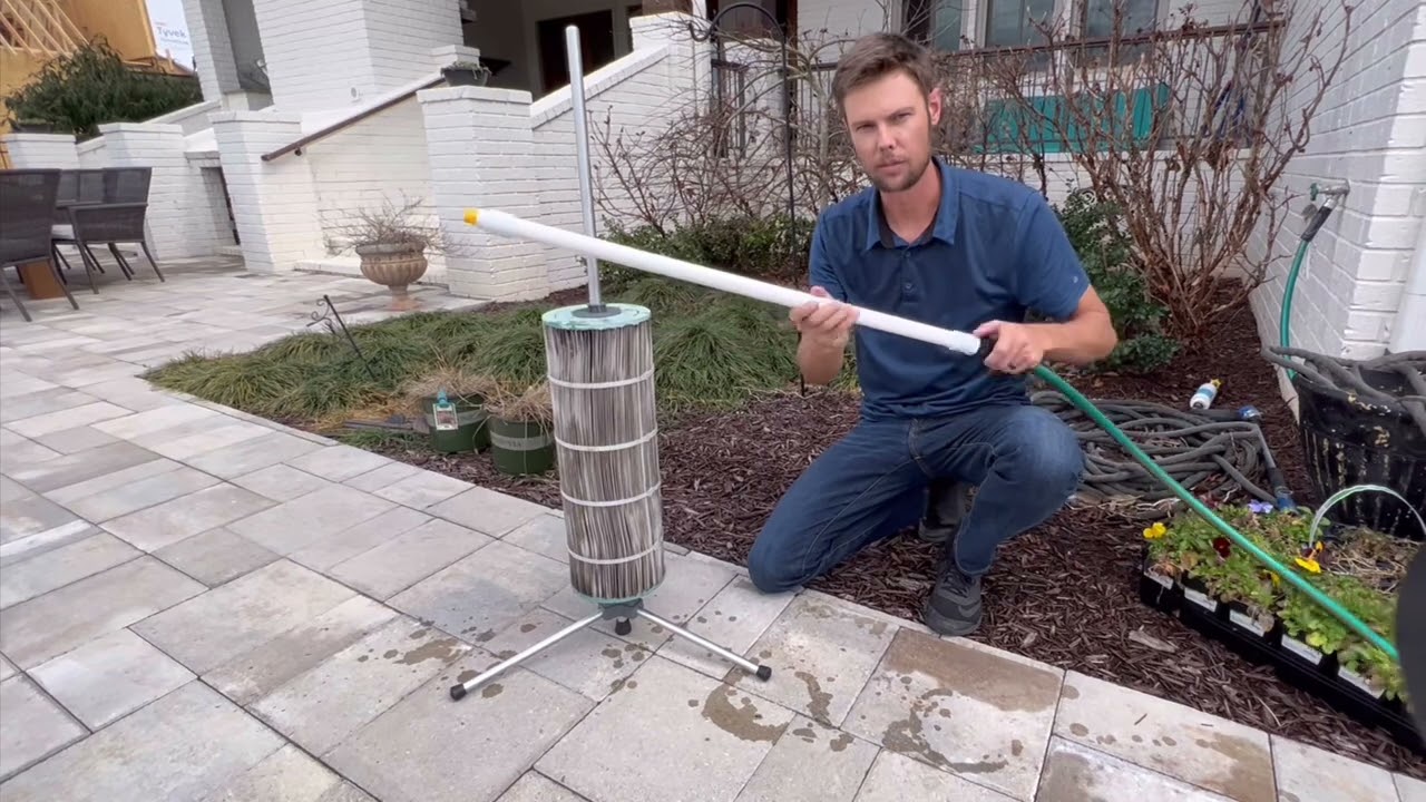 The Best Way to Clean Cartridge Filters featuring the Cyclone Filter Cleaner