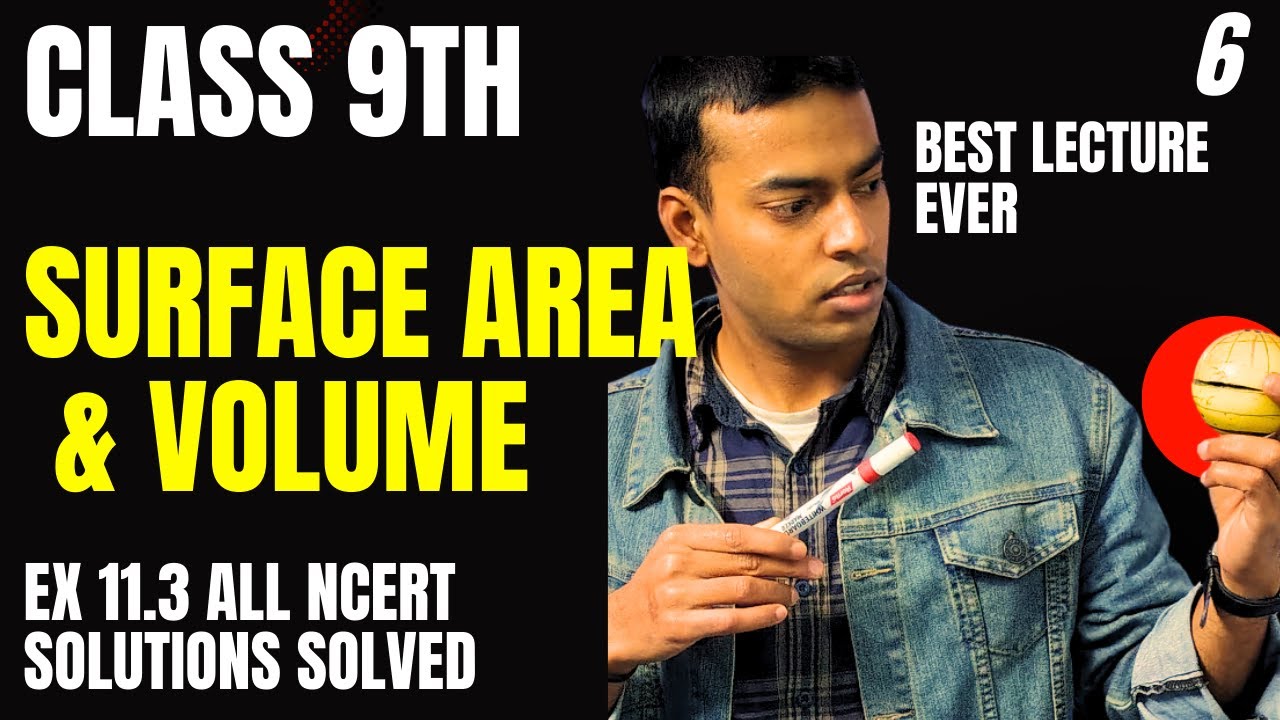 🔥Class 9 Maths Exercise 11.3 NCERT Solutions | Surface Areas & Volumes🔥