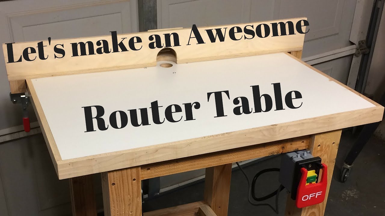 DeWalt Fixed Base Router Table Build
