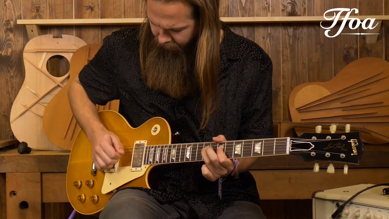 Gibson 1958 Les Paul Standard Reissue VOS Lemon Burst played by Leif de Leeuw | Demo @ TFOA