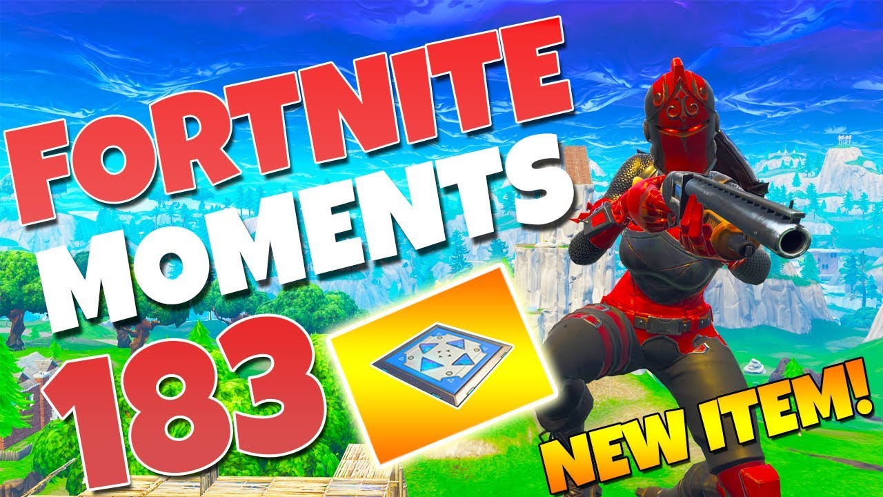 THE *NEW* BOUNCER PAD IS AMAZING!! (TRY THIS NEW TRICK!) | Fortnite Funny Moments #183