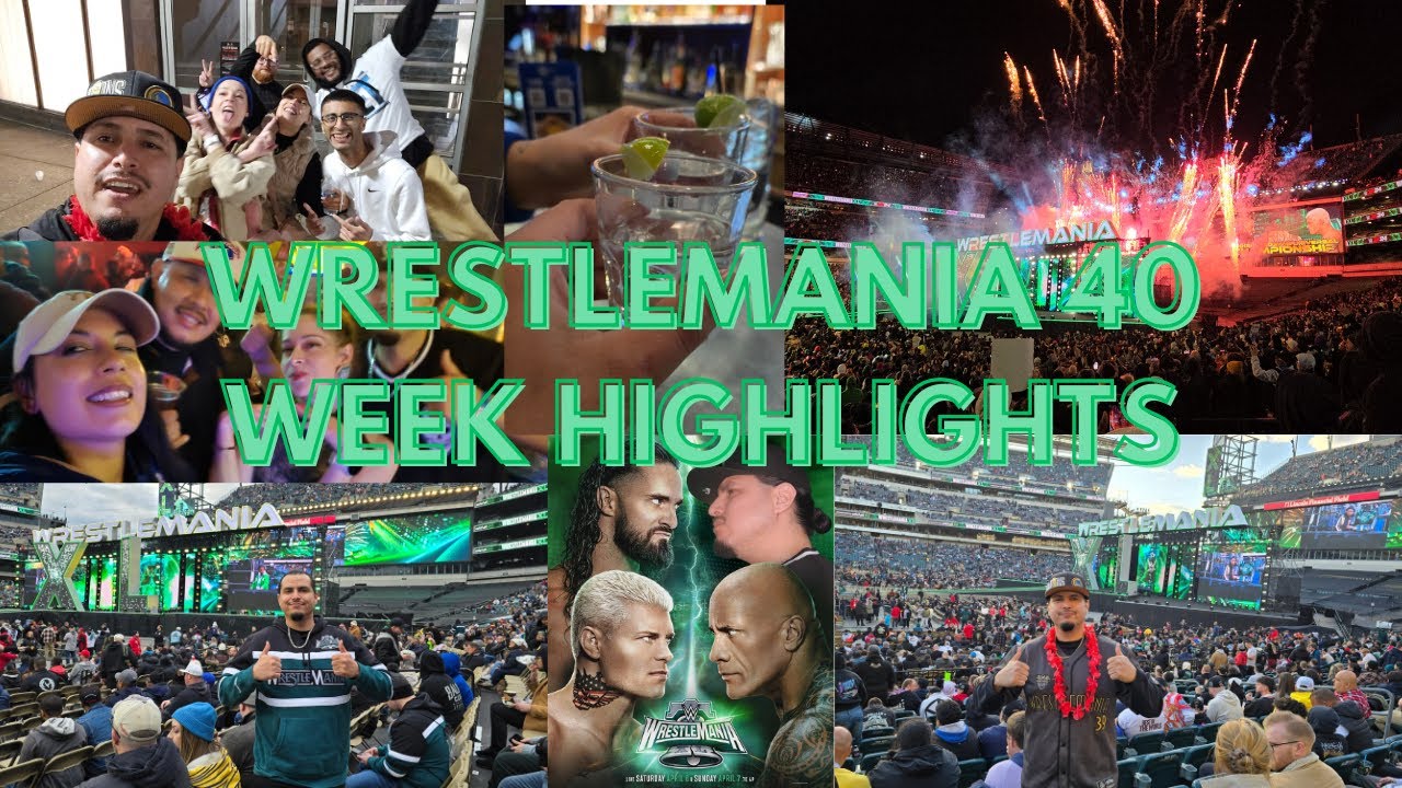 My Wrestlemania 40 Week Highlights