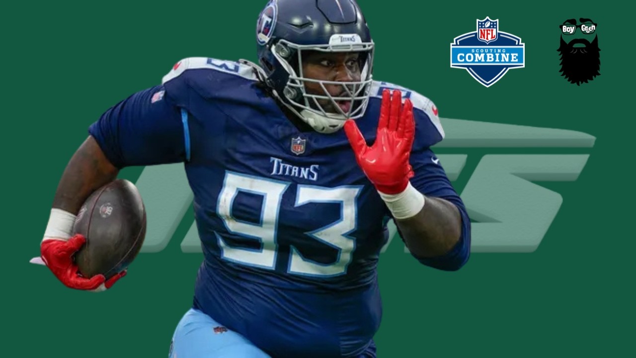 Titans Beat Reporter Gets Brutally Honest About Jets Trade for T'Vondre Sweat LIVE from NFL Combine
