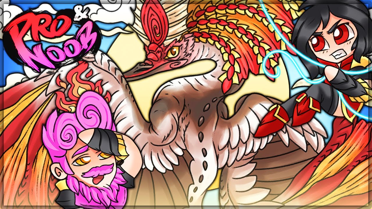 AKNOSOM AND HIS RAIN OF WHAT - Pro and Noob VS Monster Hunter Rise! #proandnoob #rise