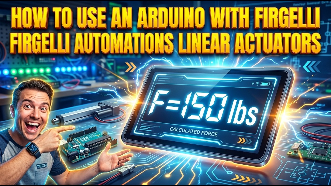 How to Use an Arduino with Firgelli Automations Linear Actuators