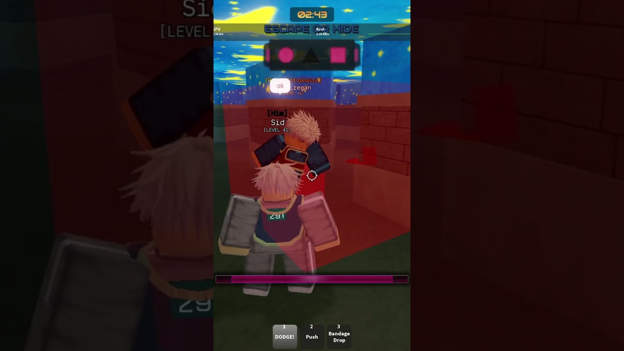 Stealing seeker's knife in ink game  #squidgame #roblox #inkgame