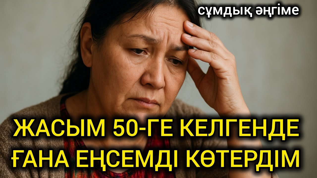 😥 ӨКІНІШПЕН ӨТКЕН ӨМІРІМ. 50-ГЕ КЕЛГЕНДЕ ҒАНА ЕСІМДІ ЖИДЫМ. #болғаноқиға #әсерліәңгіме