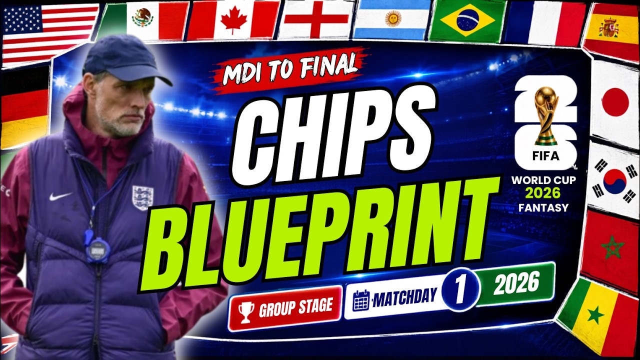 World Cup Fantasy 2026 Chip Strategy Guide (MD1 to Final) 🍟