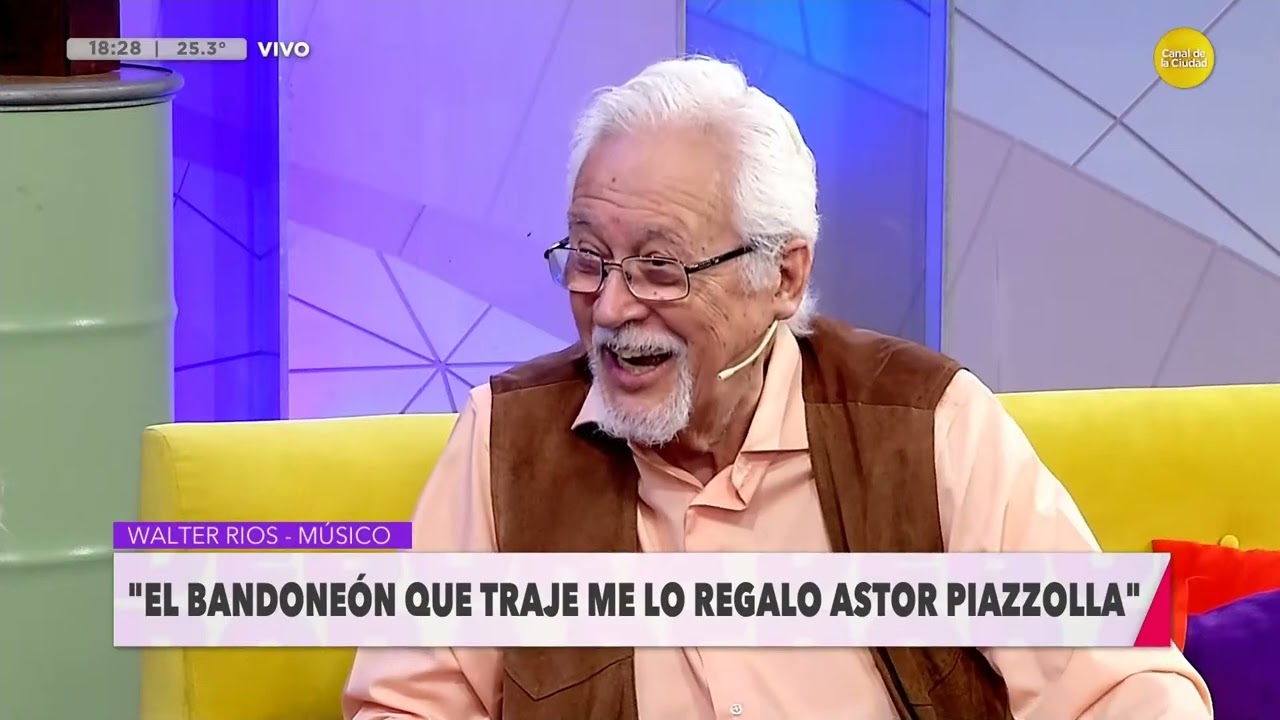 Walter Ríos presenta su concierto de bandoneón en Flores │DSV│06-11-24