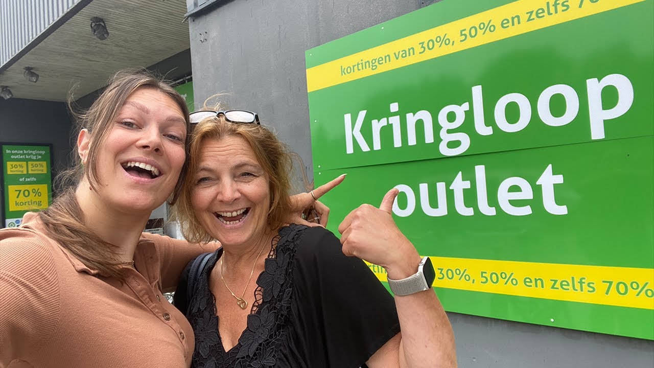 Naar een KRINGLOOP OUTLET met mijn moeder! | Aimée van der Pijl