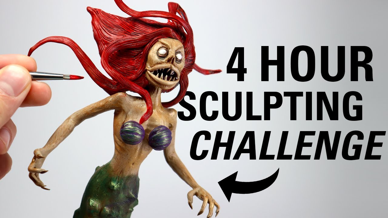 I Sculpted Ariel from The Little Mermaid, but she’s a monster…