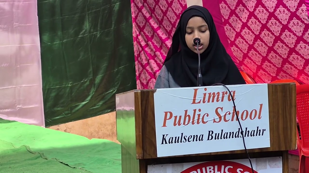 Patriotic Nazam#4th standard student#Republic Day Celebration 2026(@Limra-talent)