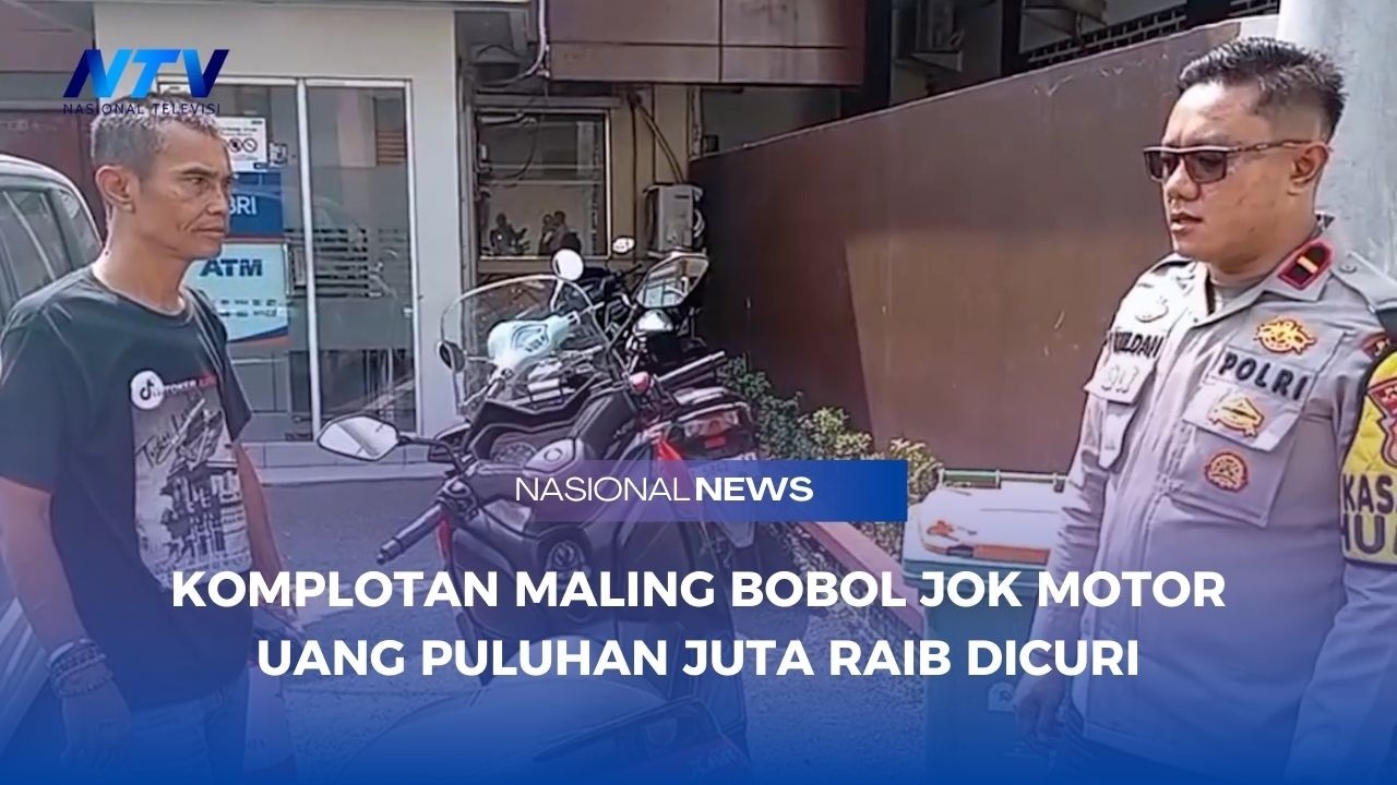 KOMPLOTAN MALING BOBOL JOK MOTOR UANG PULUHAN JUTA RAIB DICURI